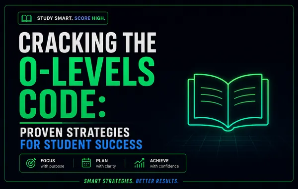 Cover of Cracking the O-Levels Code: Proven Strategies for Student Success by Muhammad Ahmad Faruqi